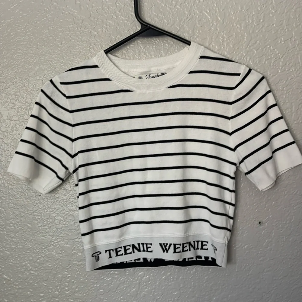 Teenie Weenie beach club striped crop top - Picture 1 of 5